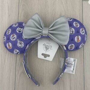 Disney 2023 Loungefly 100 Years purple Minnie Ears Headband Mickey Pluto Goofy